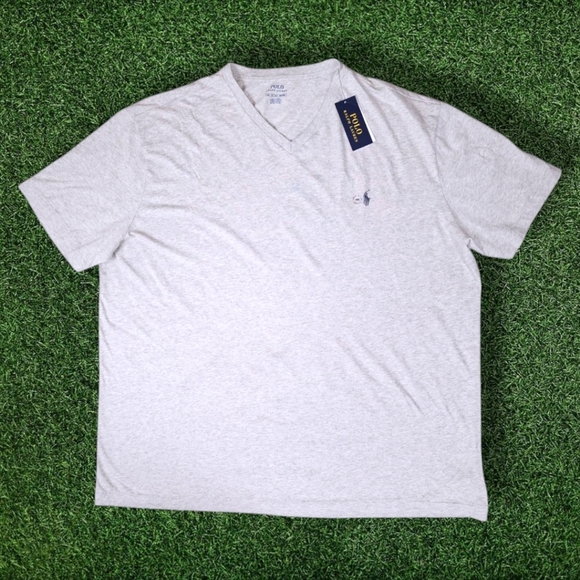 NWT POLO RALPH LAUREN V NECK COTTON SHIRT - Picture 1 of 6